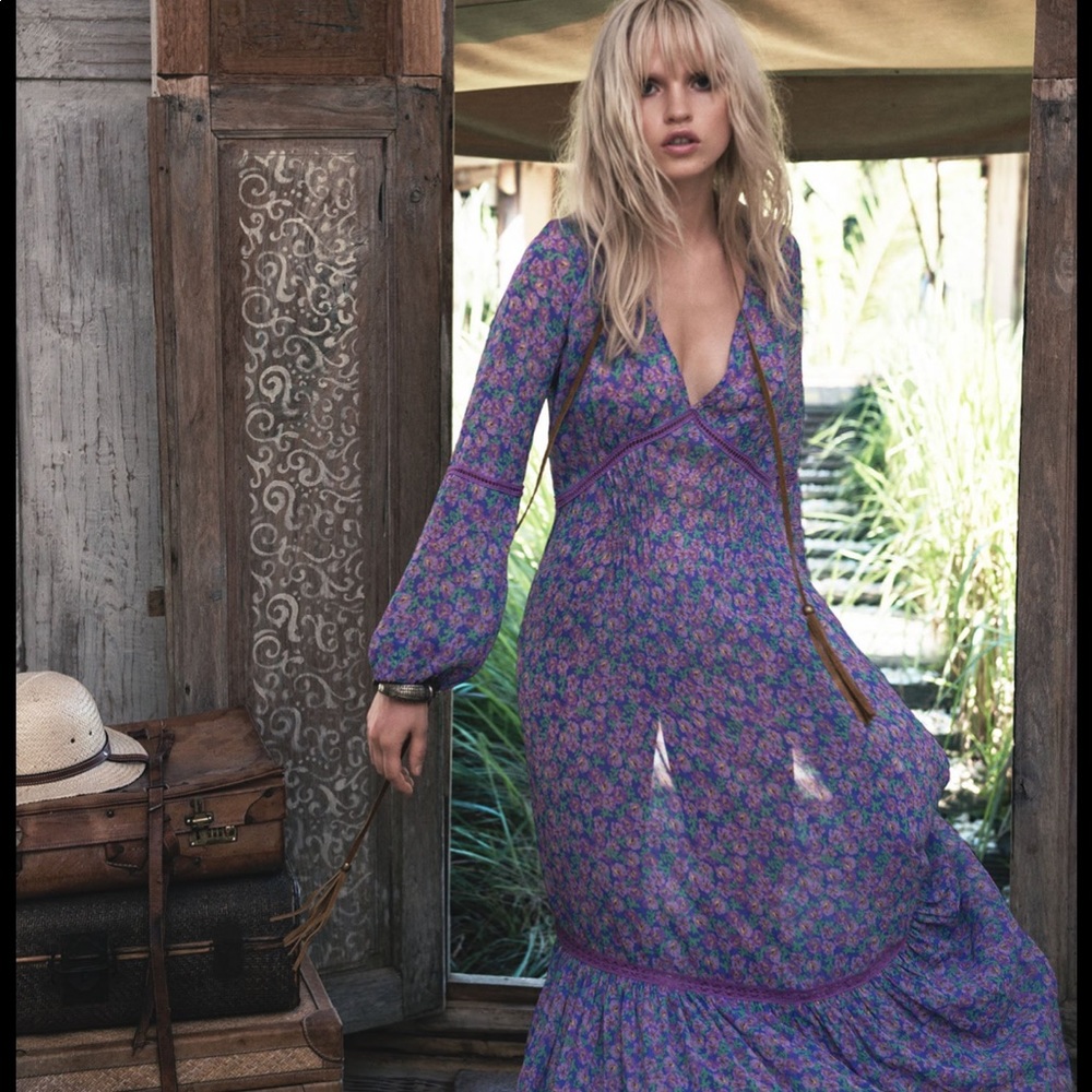 Spell wild flower maxi